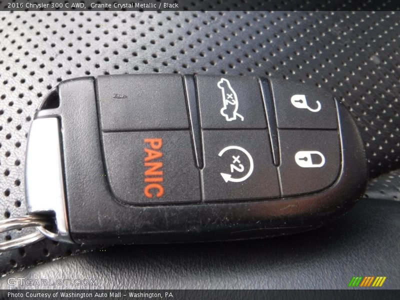 Granite Crystal Metallic / Black 2016 Chrysler 300 C AWD
