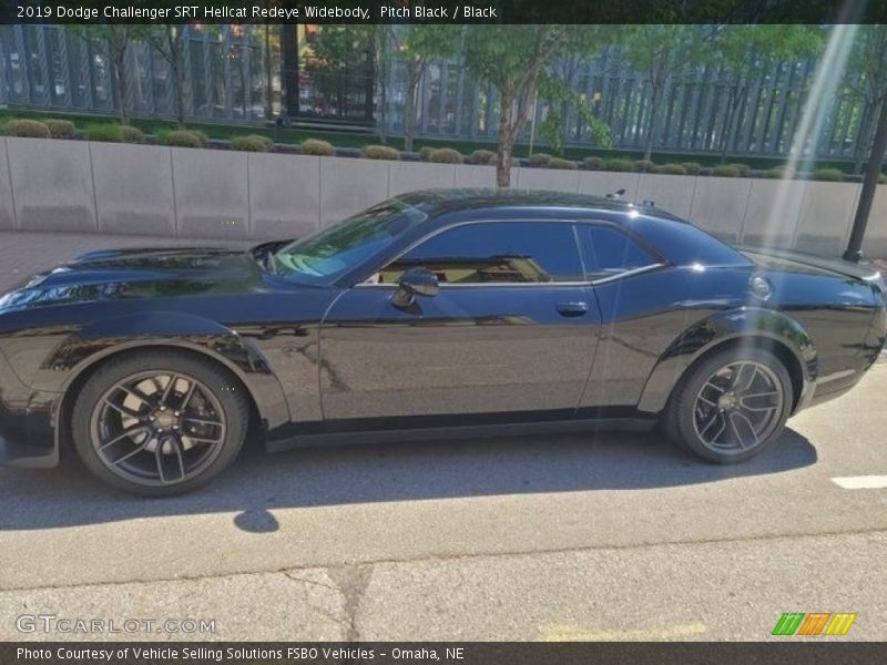 Pitch Black / Black 2019 Dodge Challenger SRT Hellcat Redeye Widebody