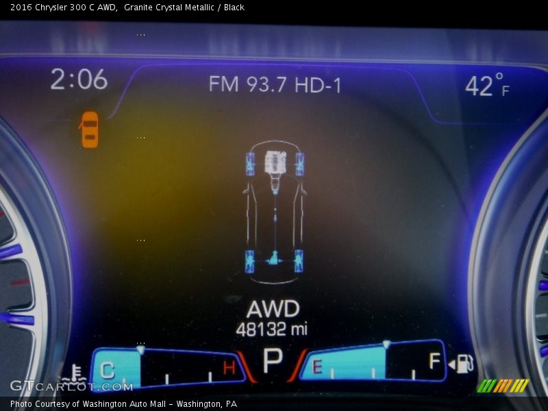 Granite Crystal Metallic / Black 2016 Chrysler 300 C AWD