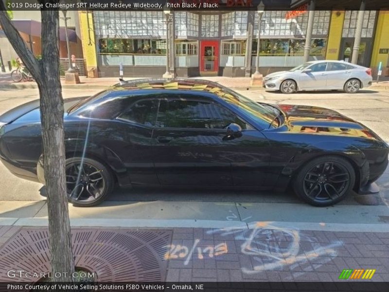 Pitch Black / Black 2019 Dodge Challenger SRT Hellcat Redeye Widebody