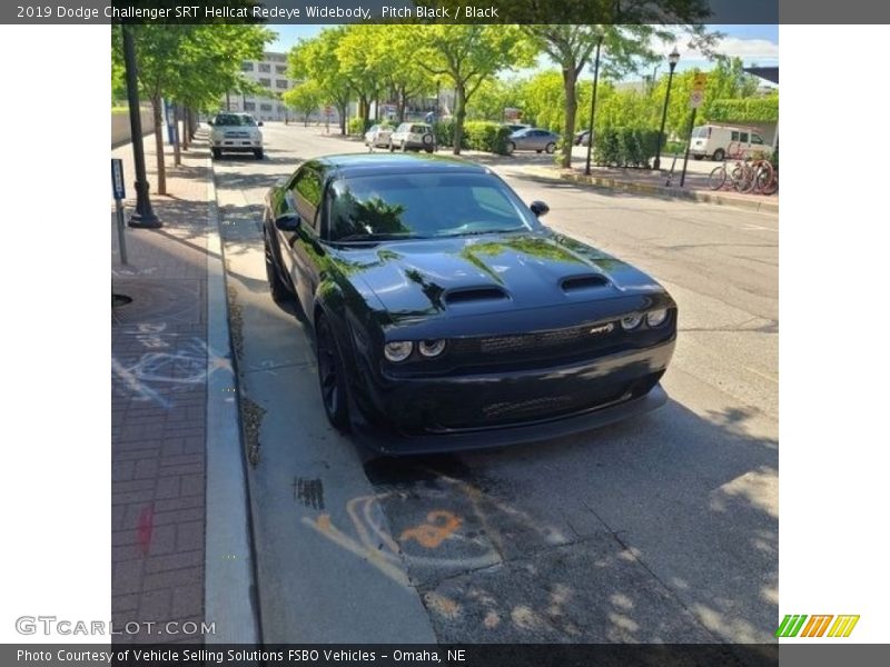 Pitch Black / Black 2019 Dodge Challenger SRT Hellcat Redeye Widebody