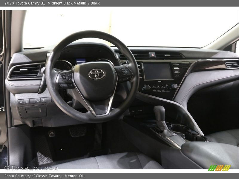 Midnight Black Metallic / Black 2020 Toyota Camry LE