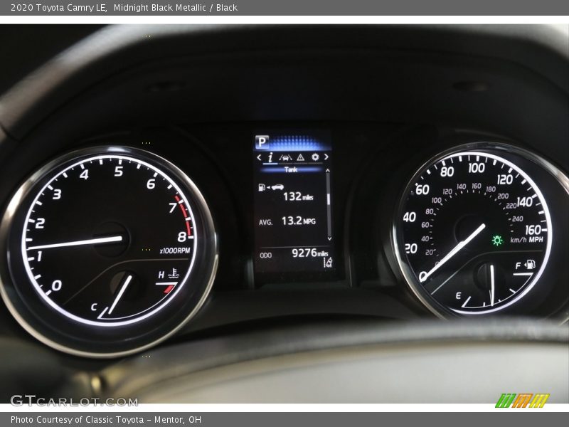 Midnight Black Metallic / Black 2020 Toyota Camry LE