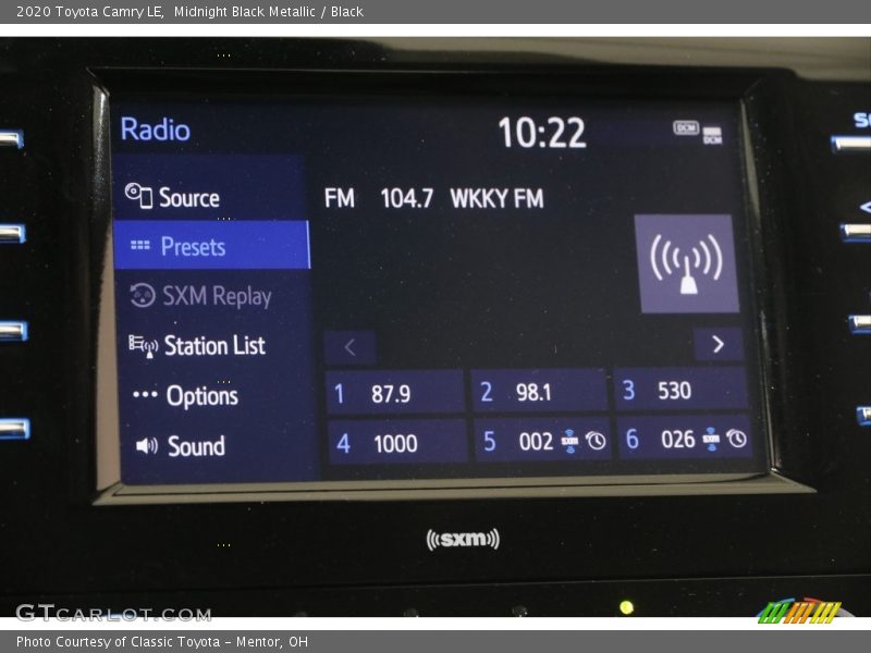Midnight Black Metallic / Black 2020 Toyota Camry LE
