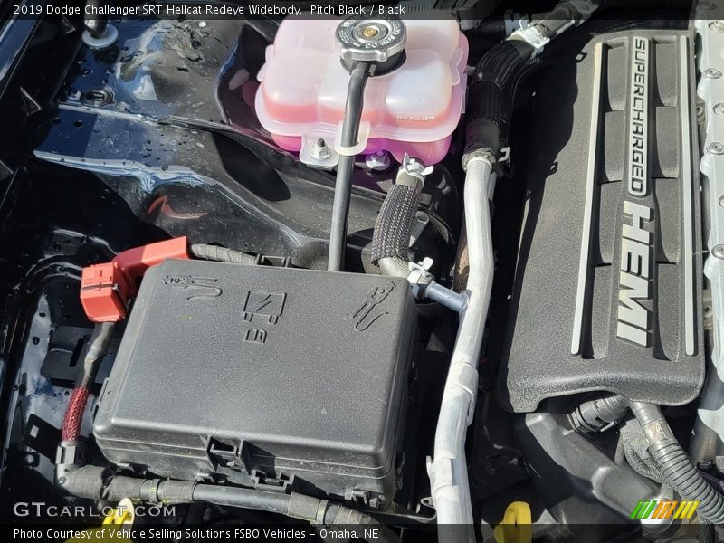 Pitch Black / Black 2019 Dodge Challenger SRT Hellcat Redeye Widebody