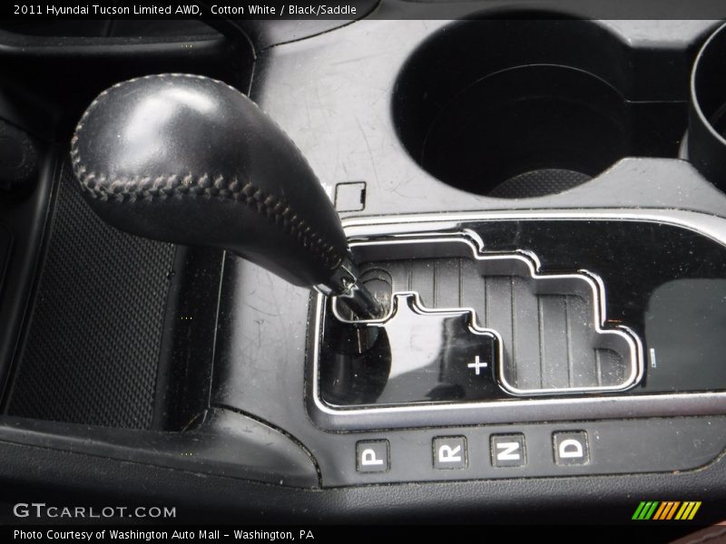 Cotton White / Black/Saddle 2011 Hyundai Tucson Limited AWD