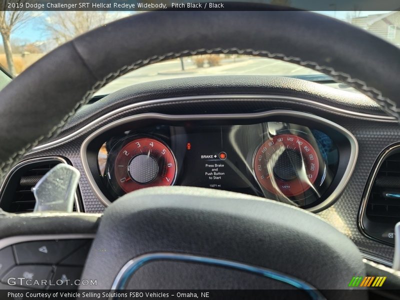 Pitch Black / Black 2019 Dodge Challenger SRT Hellcat Redeye Widebody