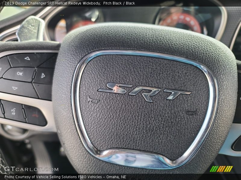 Pitch Black / Black 2019 Dodge Challenger SRT Hellcat Redeye Widebody