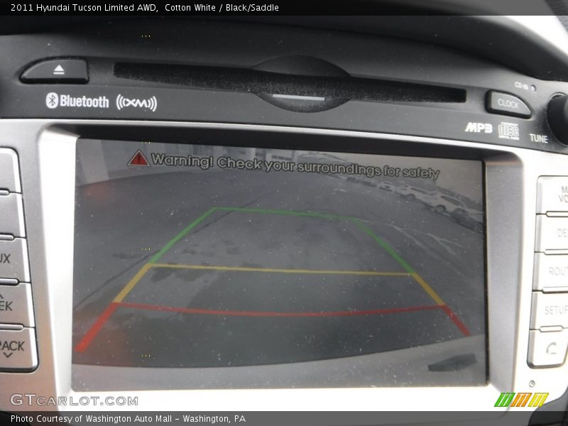 Cotton White / Black/Saddle 2011 Hyundai Tucson Limited AWD