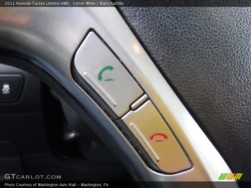Cotton White / Black/Saddle 2011 Hyundai Tucson Limited AWD