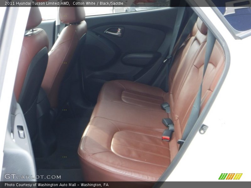 Cotton White / Black/Saddle 2011 Hyundai Tucson Limited AWD