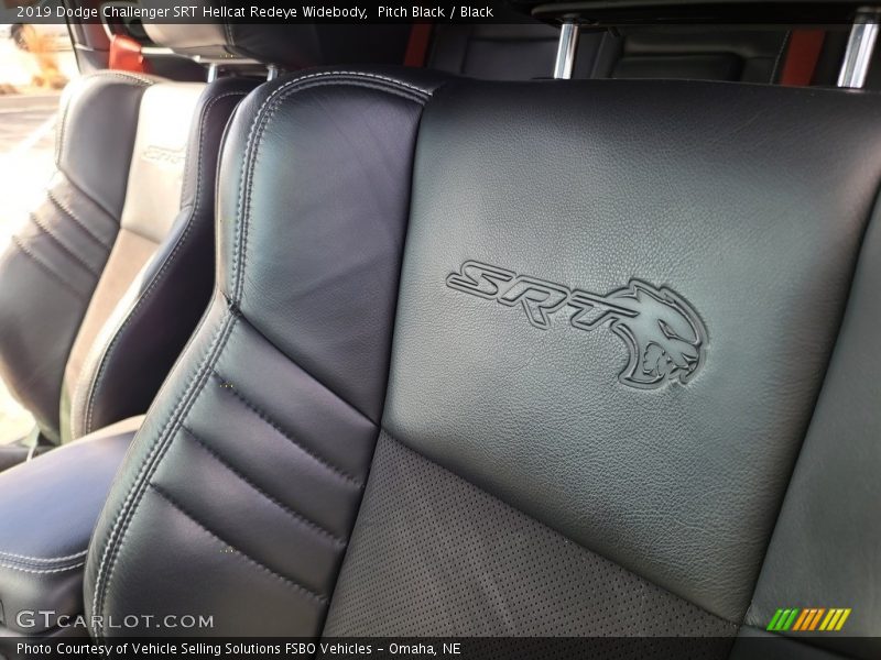 Pitch Black / Black 2019 Dodge Challenger SRT Hellcat Redeye Widebody