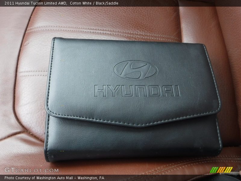 Cotton White / Black/Saddle 2011 Hyundai Tucson Limited AWD