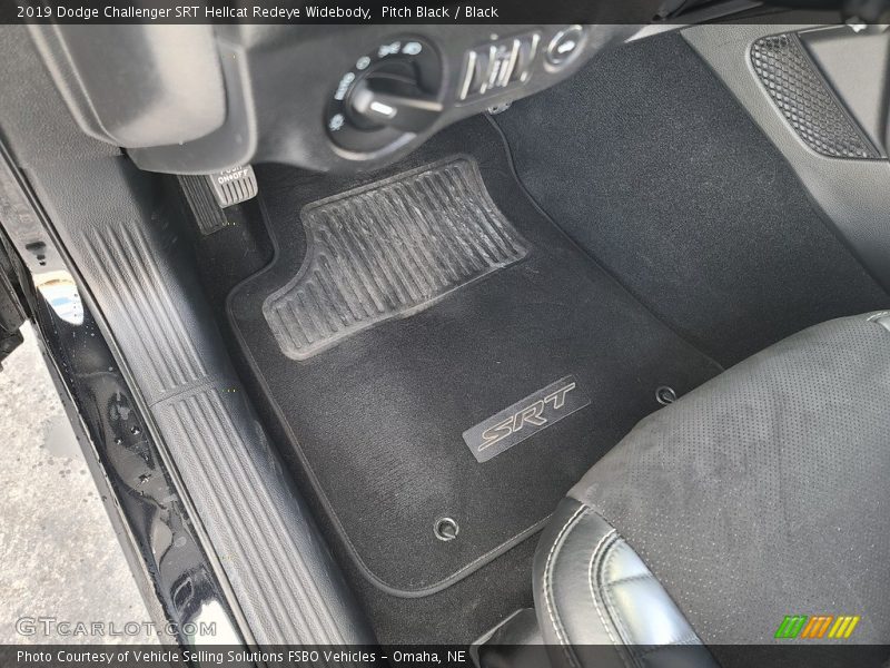 Pitch Black / Black 2019 Dodge Challenger SRT Hellcat Redeye Widebody