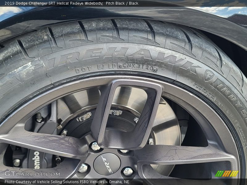 Pitch Black / Black 2019 Dodge Challenger SRT Hellcat Redeye Widebody