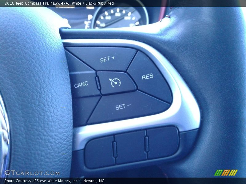 White / Black/Ruby Red 2018 Jeep Compass Trailhawk 4x4