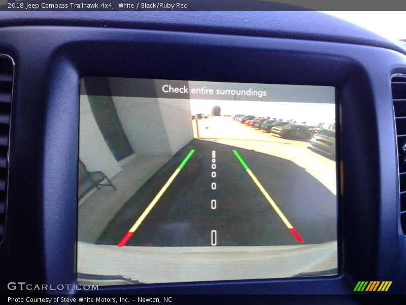 White / Black/Ruby Red 2018 Jeep Compass Trailhawk 4x4