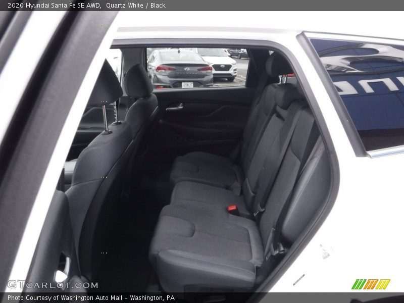 Quartz White / Black 2020 Hyundai Santa Fe SE AWD