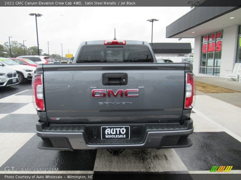 Satin Steel Metallic / Jet Black 2021 GMC Canyon Elevation Crew Cab 4WD