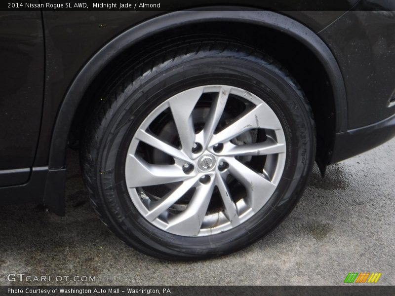 Midnight Jade / Almond 2014 Nissan Rogue SL AWD