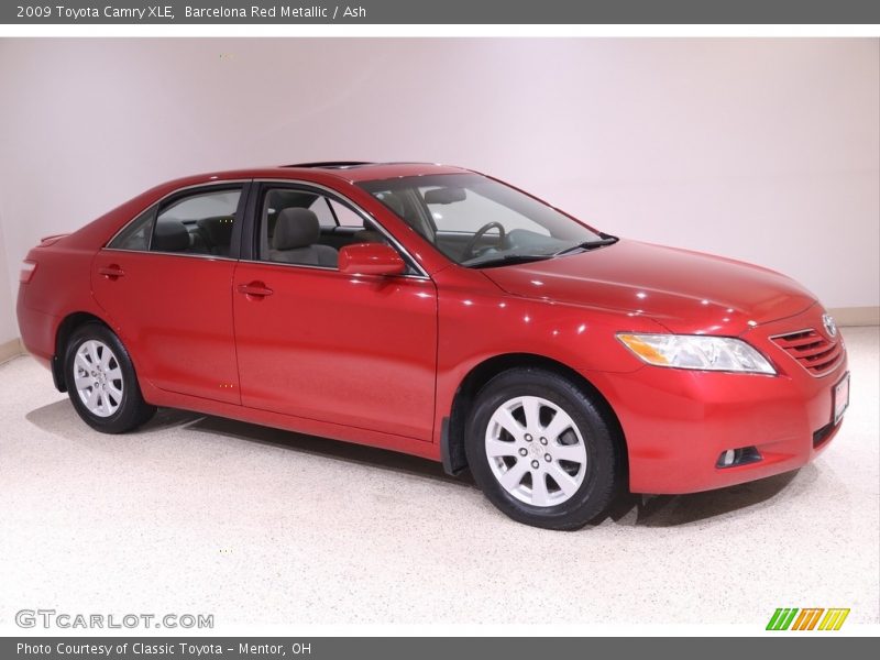 Barcelona Red Metallic / Ash 2009 Toyota Camry XLE