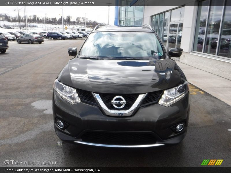 Midnight Jade / Almond 2014 Nissan Rogue SL AWD