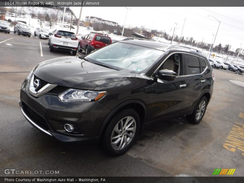 Midnight Jade / Almond 2014 Nissan Rogue SL AWD