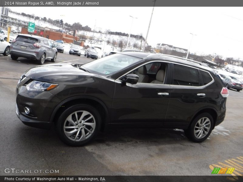 Midnight Jade / Almond 2014 Nissan Rogue SL AWD