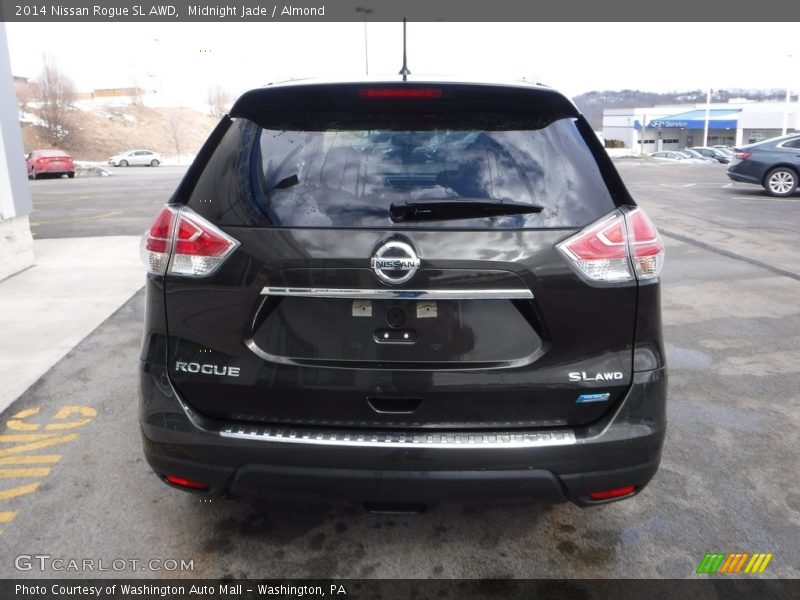 Midnight Jade / Almond 2014 Nissan Rogue SL AWD