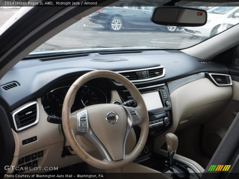 Midnight Jade / Almond 2014 Nissan Rogue SL AWD