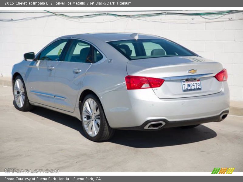 Silver Ice Metallic / Jet Black/Dark Titanium 2015 Chevrolet Impala LTZ