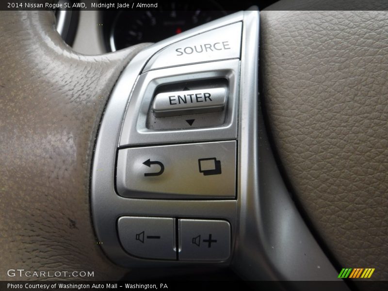 Midnight Jade / Almond 2014 Nissan Rogue SL AWD