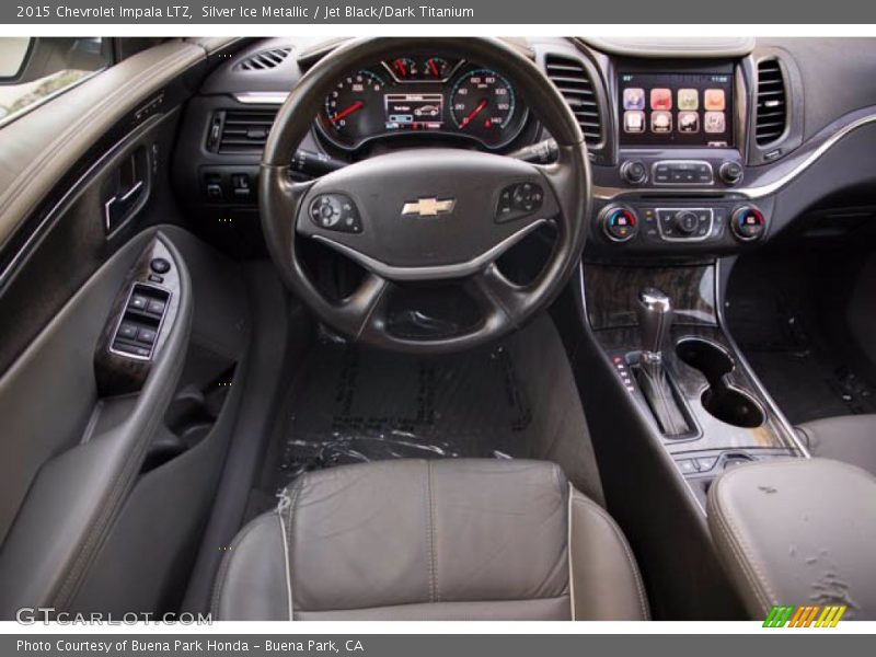 Silver Ice Metallic / Jet Black/Dark Titanium 2015 Chevrolet Impala LTZ