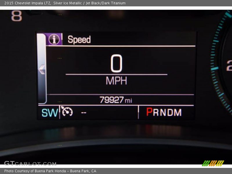 Silver Ice Metallic / Jet Black/Dark Titanium 2015 Chevrolet Impala LTZ