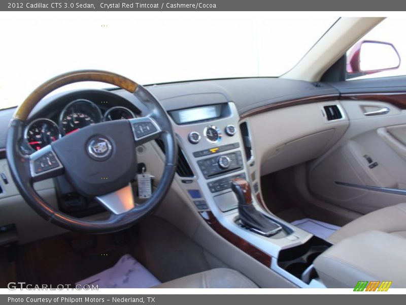 Crystal Red Tintcoat / Cashmere/Cocoa 2012 Cadillac CTS 3.0 Sedan