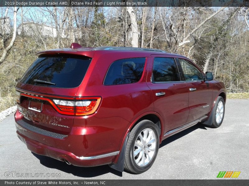 Octane Red Pearl / Light Frost Beige/Black 2019 Dodge Durango Citadel AWD