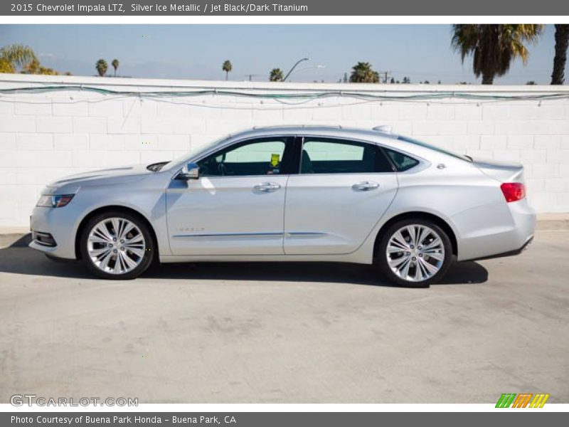 Silver Ice Metallic / Jet Black/Dark Titanium 2015 Chevrolet Impala LTZ
