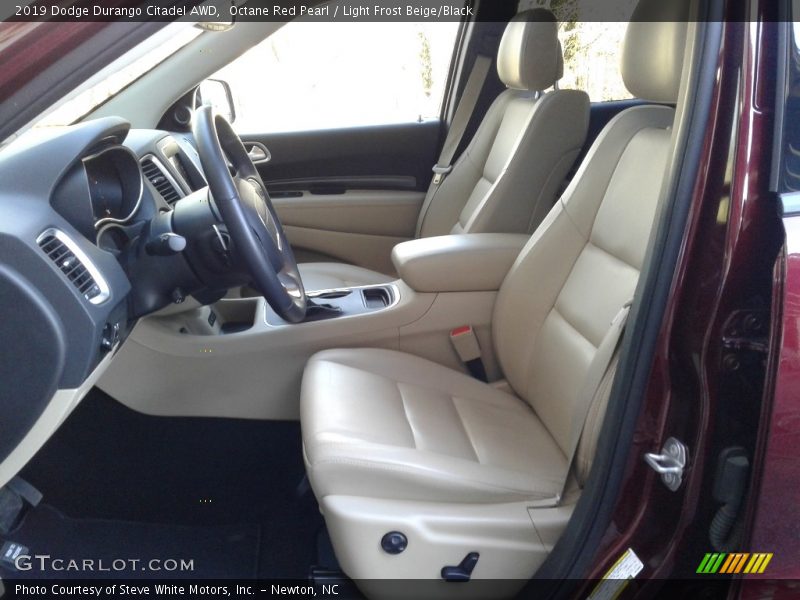 Octane Red Pearl / Light Frost Beige/Black 2019 Dodge Durango Citadel AWD