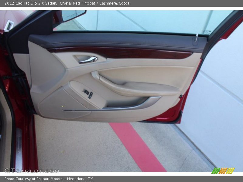 Crystal Red Tintcoat / Cashmere/Cocoa 2012 Cadillac CTS 3.0 Sedan