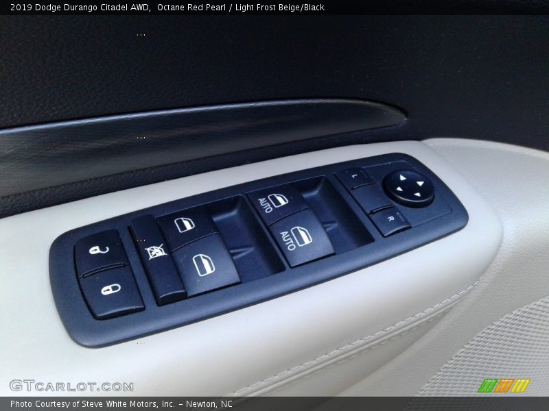 Octane Red Pearl / Light Frost Beige/Black 2019 Dodge Durango Citadel AWD