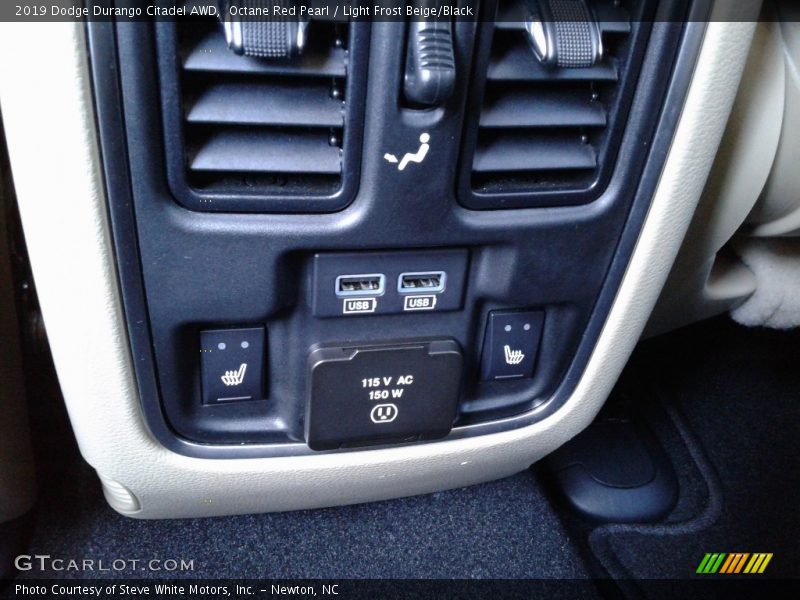 Octane Red Pearl / Light Frost Beige/Black 2019 Dodge Durango Citadel AWD