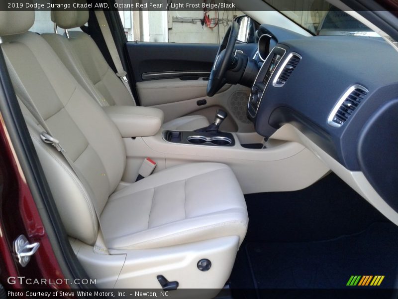 Octane Red Pearl / Light Frost Beige/Black 2019 Dodge Durango Citadel AWD