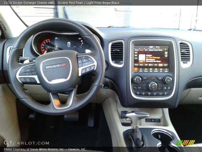 Octane Red Pearl / Light Frost Beige/Black 2019 Dodge Durango Citadel AWD