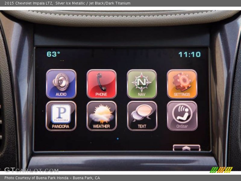 Silver Ice Metallic / Jet Black/Dark Titanium 2015 Chevrolet Impala LTZ