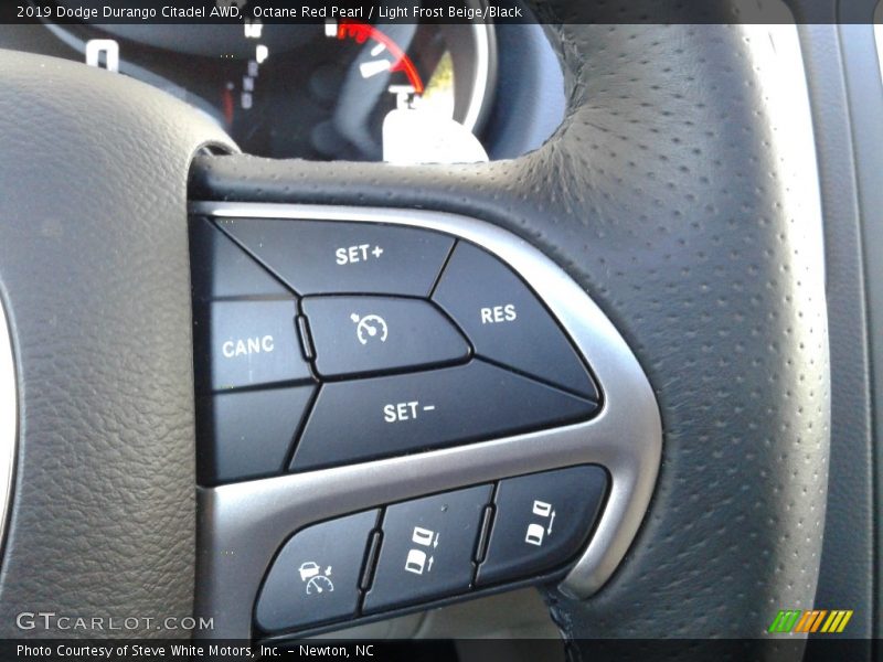 Octane Red Pearl / Light Frost Beige/Black 2019 Dodge Durango Citadel AWD