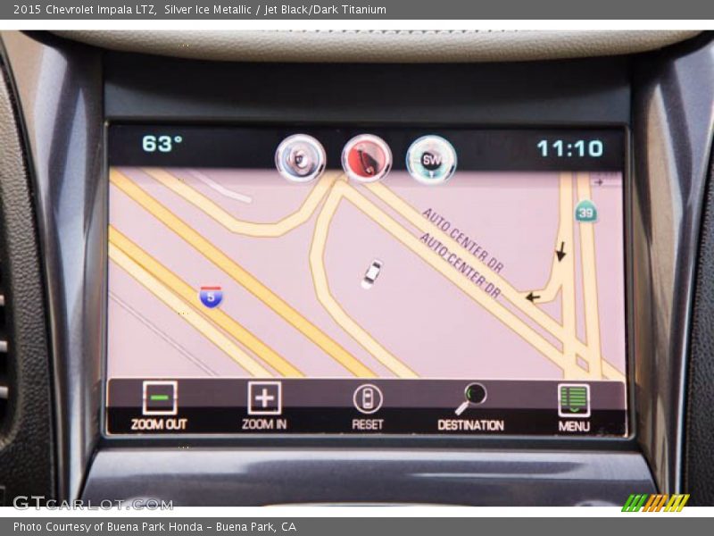 Silver Ice Metallic / Jet Black/Dark Titanium 2015 Chevrolet Impala LTZ