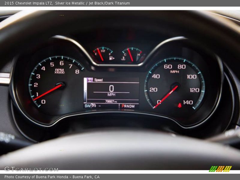 Silver Ice Metallic / Jet Black/Dark Titanium 2015 Chevrolet Impala LTZ