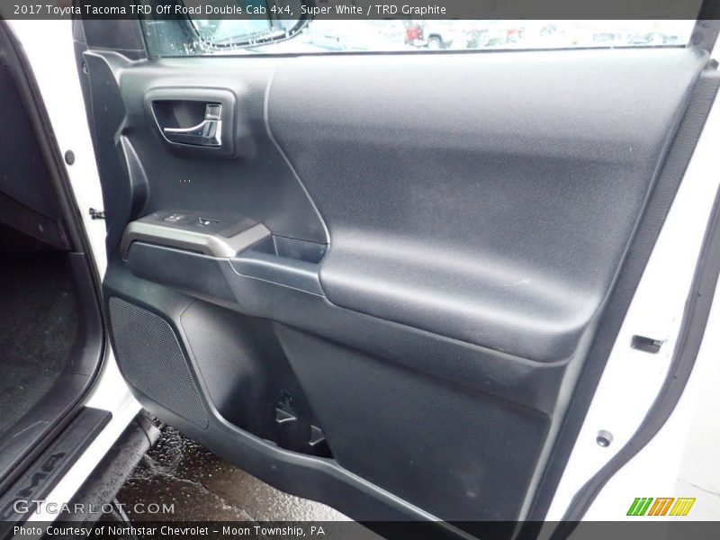Super White / TRD Graphite 2017 Toyota Tacoma TRD Off Road Double Cab 4x4