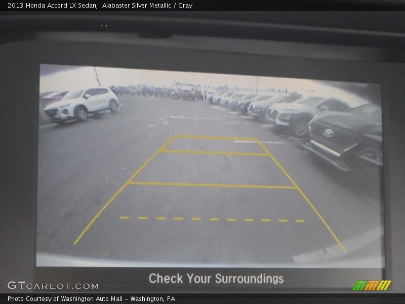 Alabaster Silver Metallic / Gray 2013 Honda Accord LX Sedan