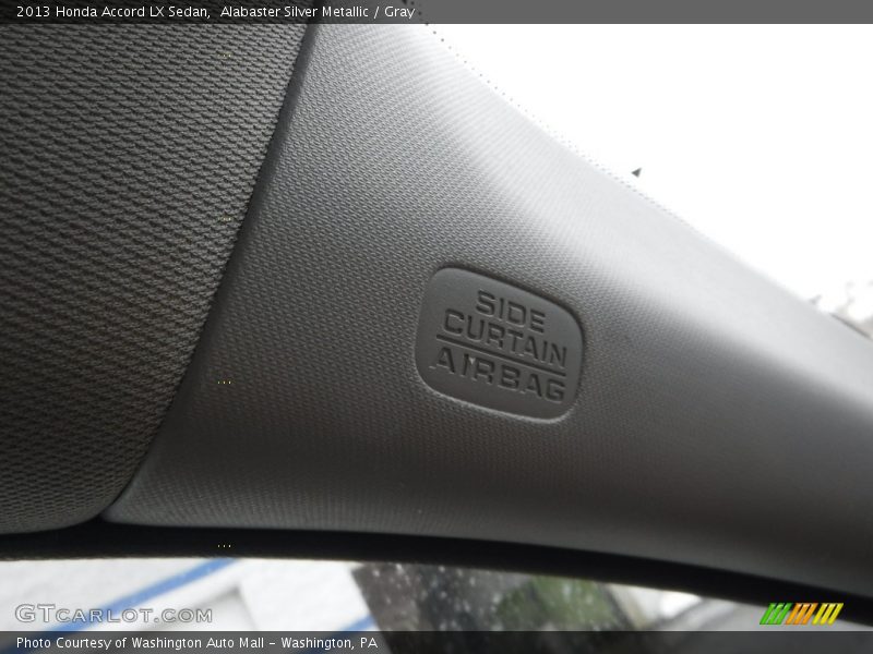 Alabaster Silver Metallic / Gray 2013 Honda Accord LX Sedan